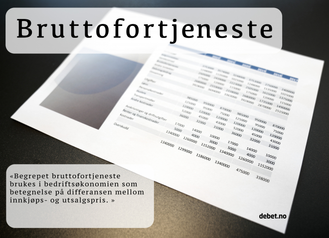 bruttofortjeneste