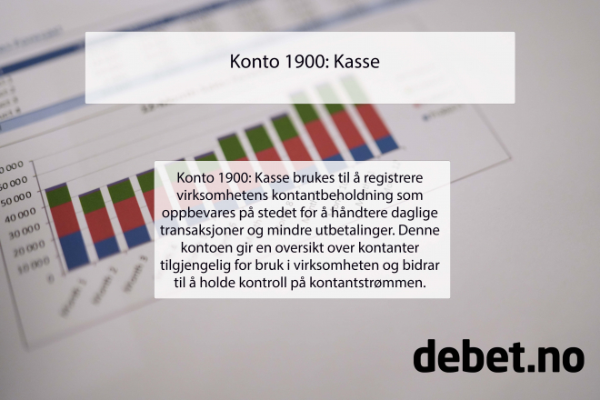 Konto 1900 kasse