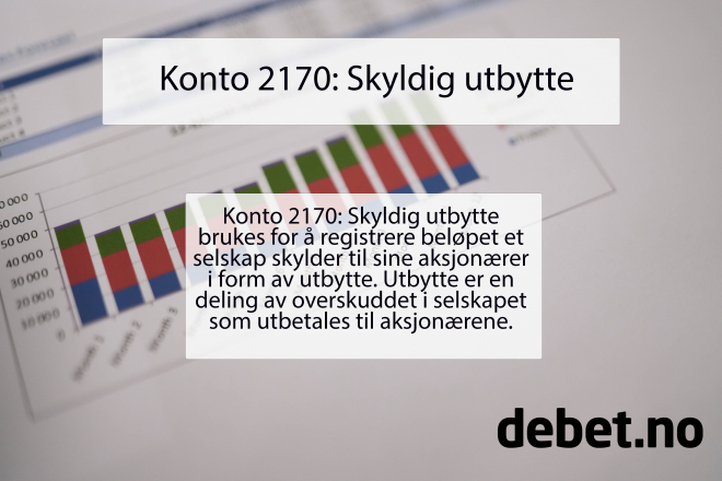 Konto 2170 Skyldig utbytte