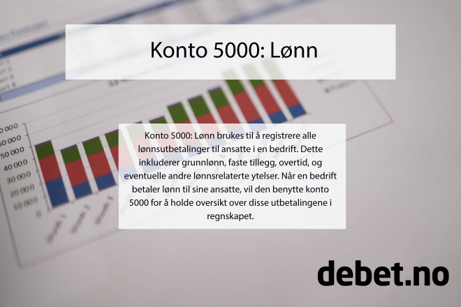 Konto 5000 Lønn